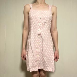 Pink polkadot dress